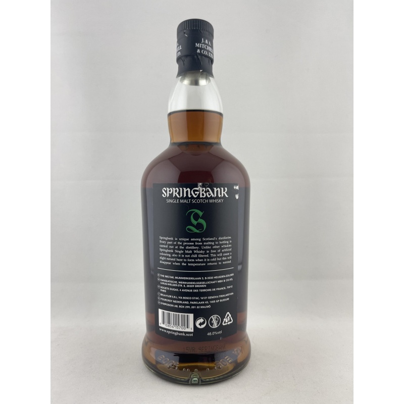 Springbank 15 Year Old 2022 Release