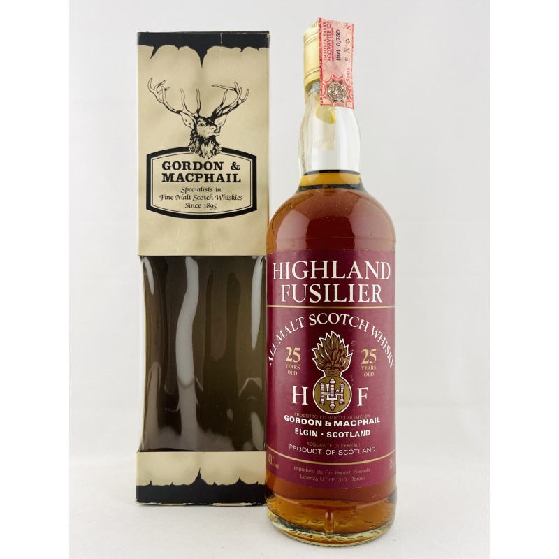 Highland Fusilier 1980s 25 Year Old Pinerolo Import