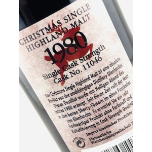 Glenfarclas 1980 Single Sherry Cask Christmas Edition