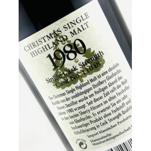 Glenfarclas 1980 Single Sherry Cask Christmas Edition