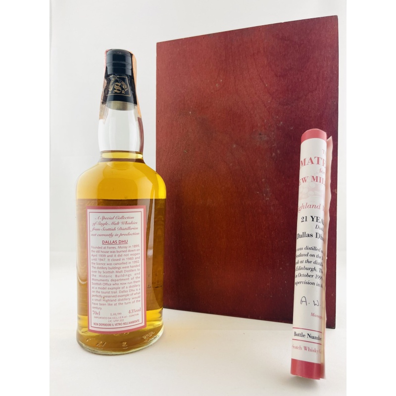 Dallas Dhu 1978 21 Year Old Ultimate Barrels for the New Millennium