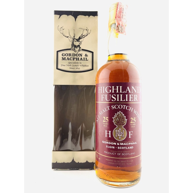 Highland Fusilier 1980s 25 Year Old Pinerolo Import