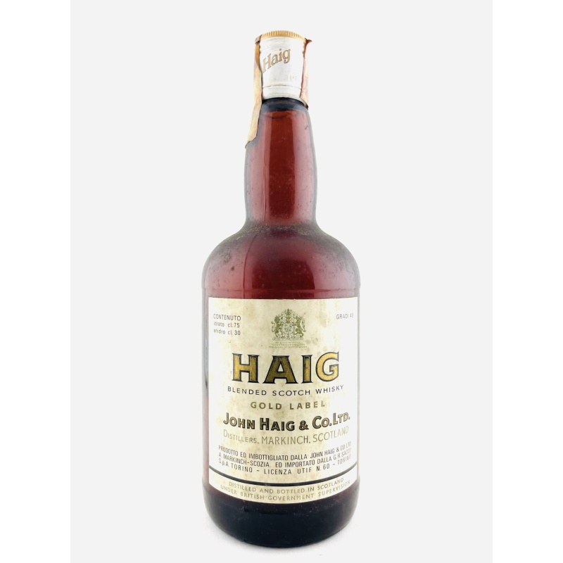 Haig Gold Label 1960s Sacco Import