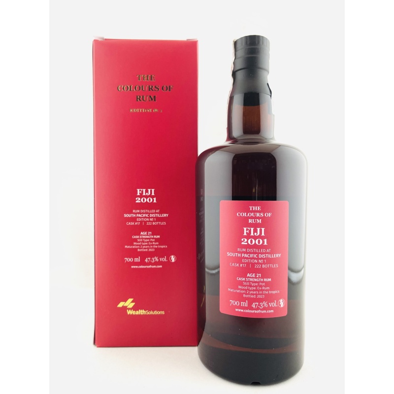 South Pacific 2001 Colours of Rum 21 Year Old Edition No.1