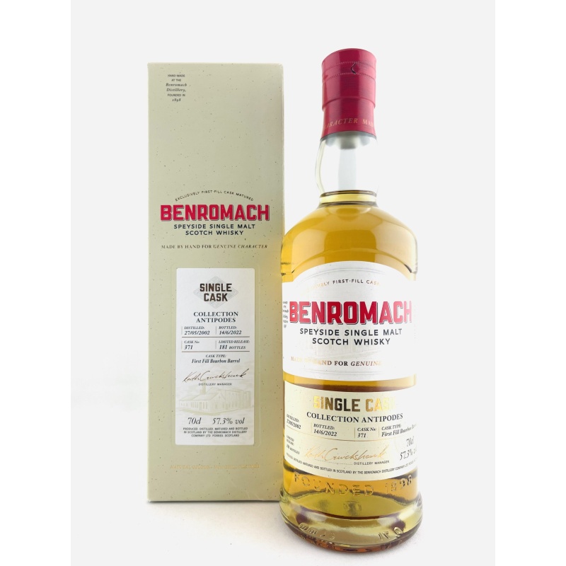 Benromach 2002 20 Year Old Collection Antipodes