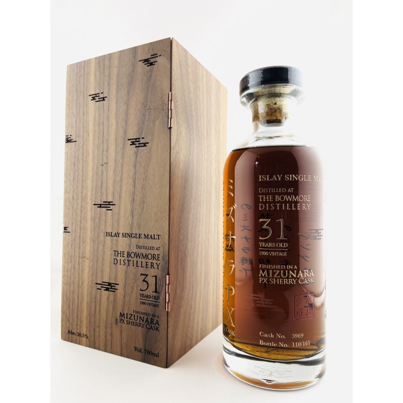 Bowmore 1990 31 Year Old Mizunara Finish