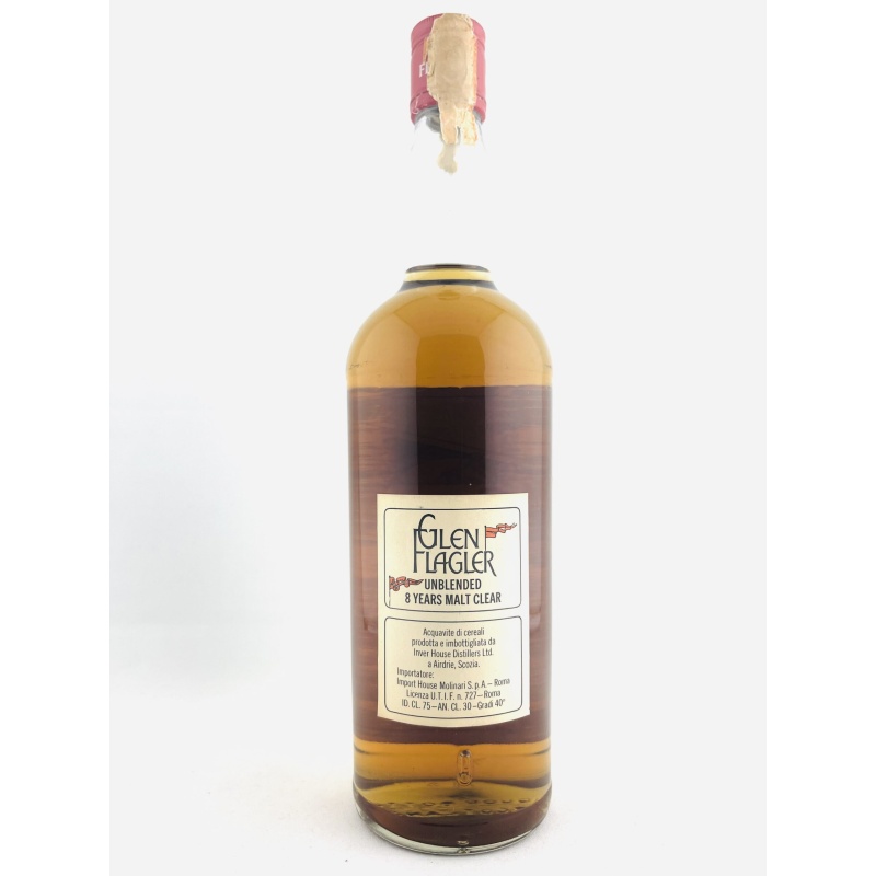 Glen Flagler 1970s 8 Year Old All Malt Molinari Import