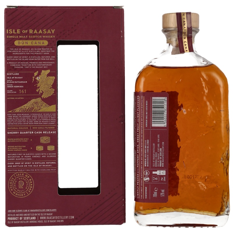 Raasay Dun Cana Sherry Quarter Cask First Edition 2023
