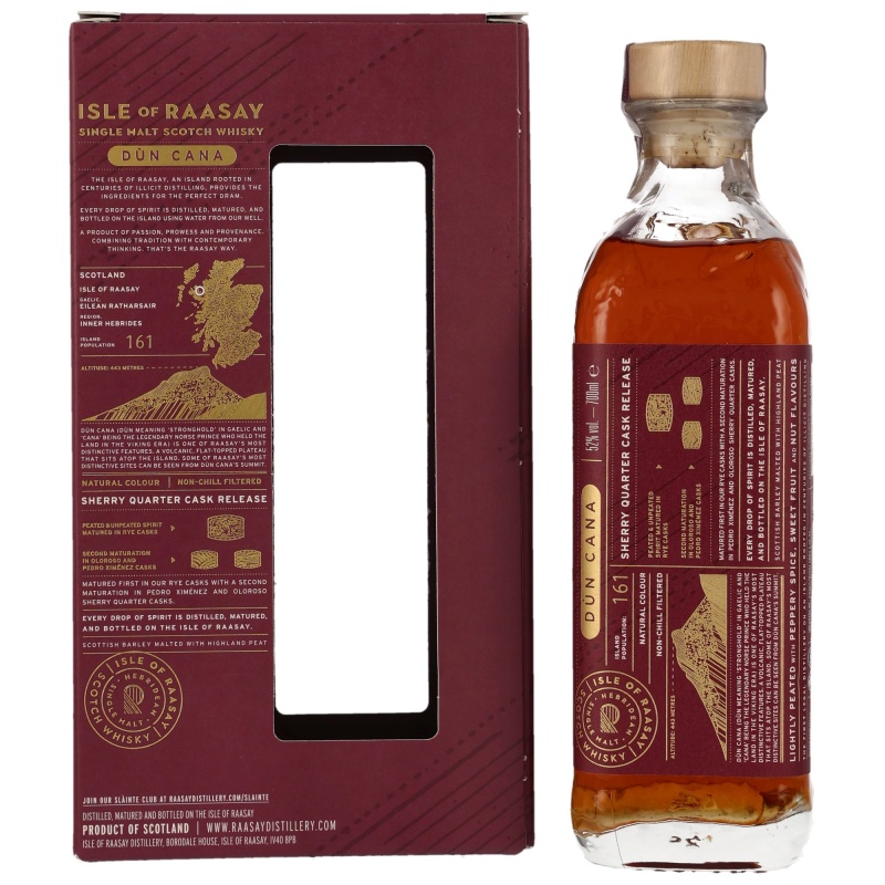 Raasay Dun Cana Sherry Quarter Cask First Edition 2023