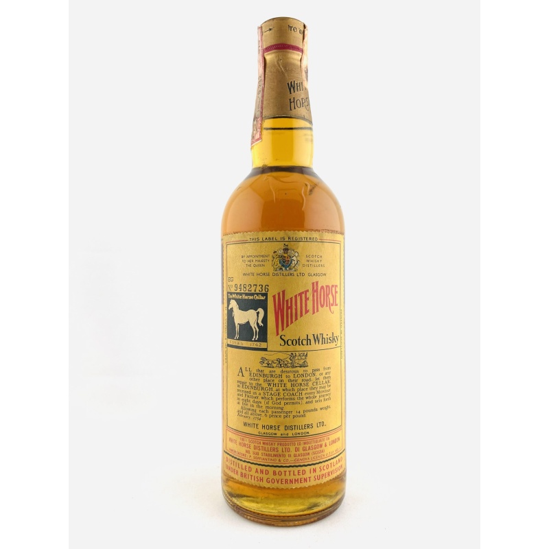 White Horse 1960s Scotch Whisky Soffiantino Import
