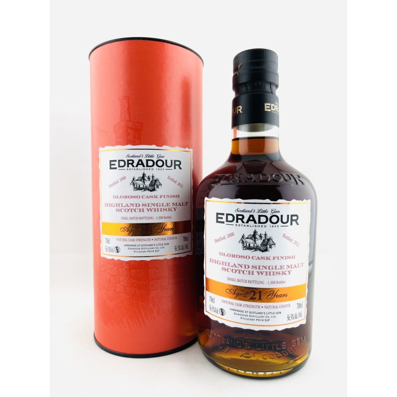 Edradour 2000 21 Year Old Oloroso Cask Finish