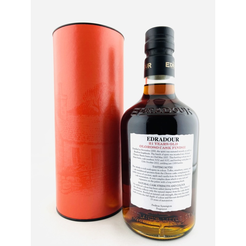 Edradour 2000 21 Year Old Oloroso Cask Finish