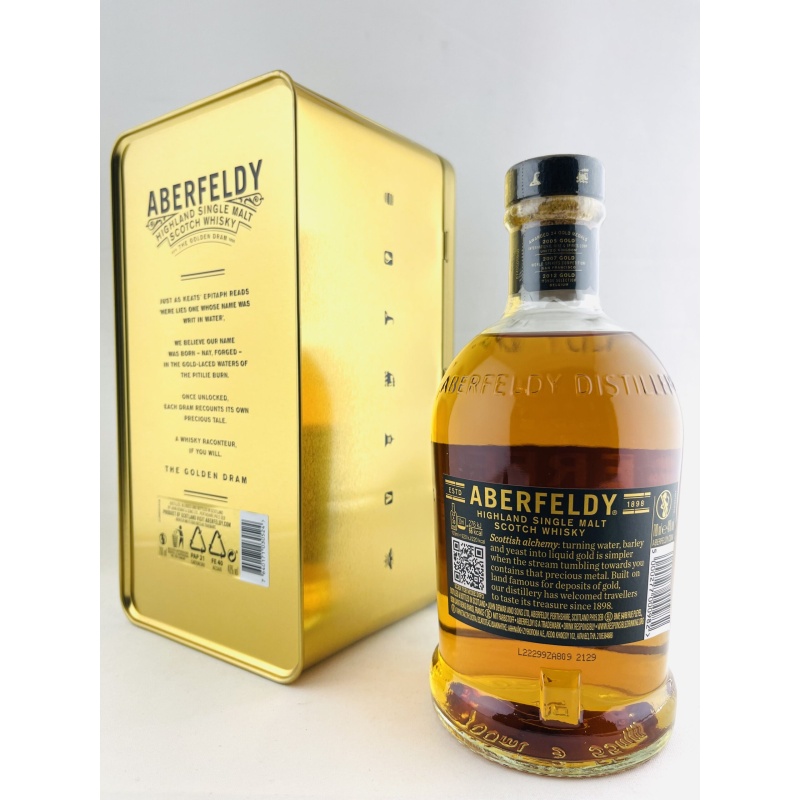 Aberfeldy 12 Year Old Gold Box
