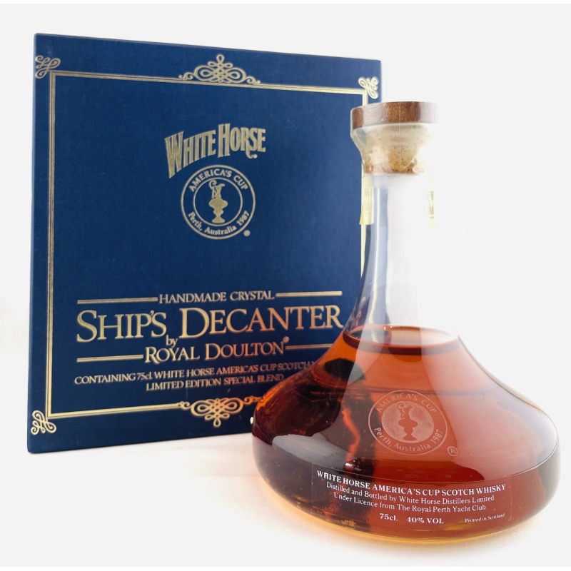 White Horse America's Cup Ship Decanter 1987