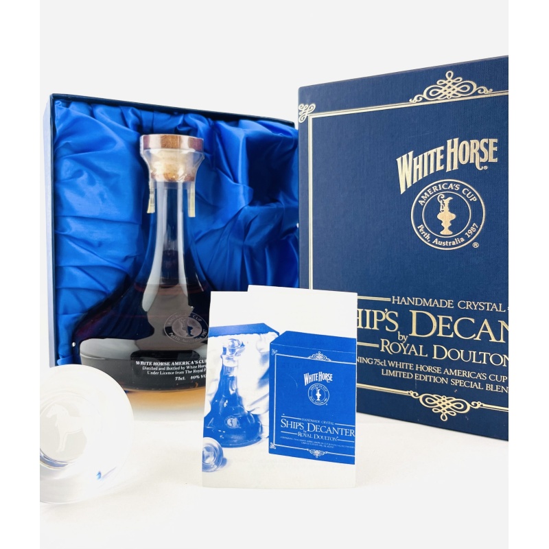 White Horse America's Cup Ship Decanter 1987