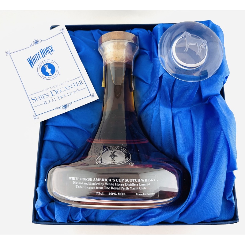 White Horse America's Cup Ship Decanter 1987