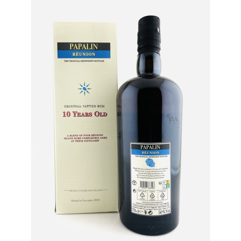 Papalin 10 Year Old Velier Original Vatted Rum