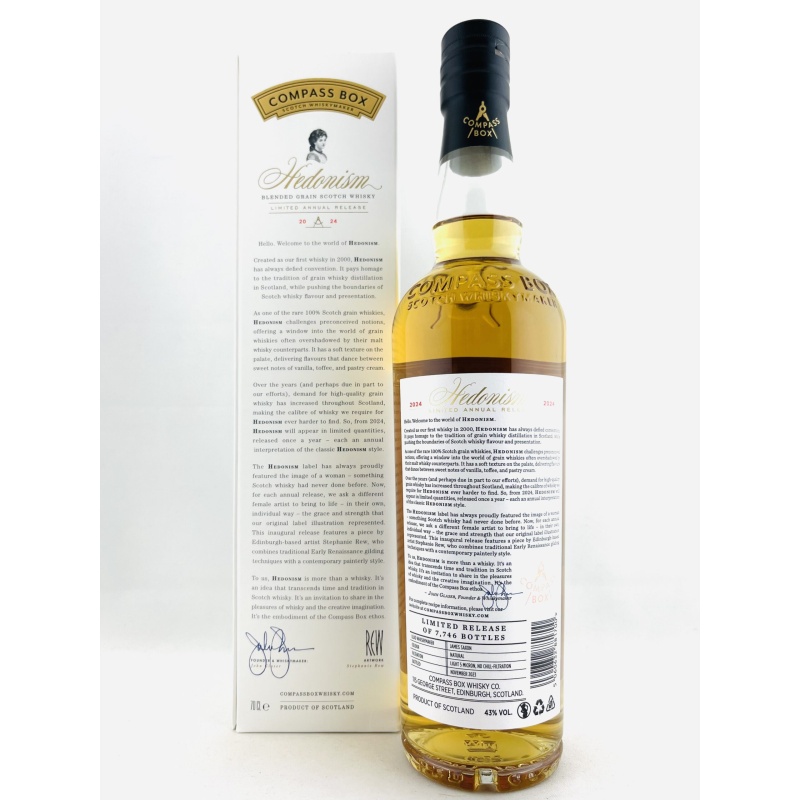 Compass Box Hedonism 2024