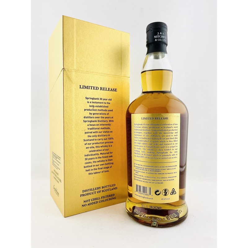 Springbank 30 Year Old 2024 Release