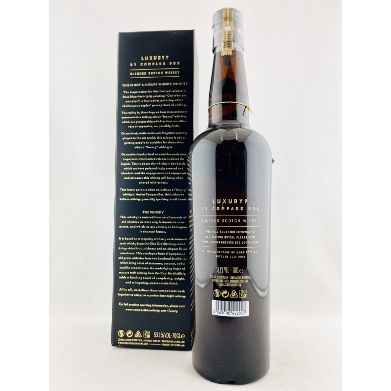 Compass Box This is not a luxury Whisky