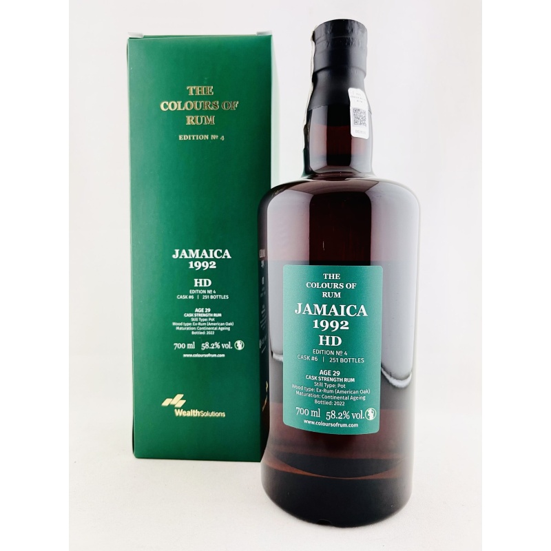 Hampden 1992 Colours of Rum 29 Year Old Edition No.4