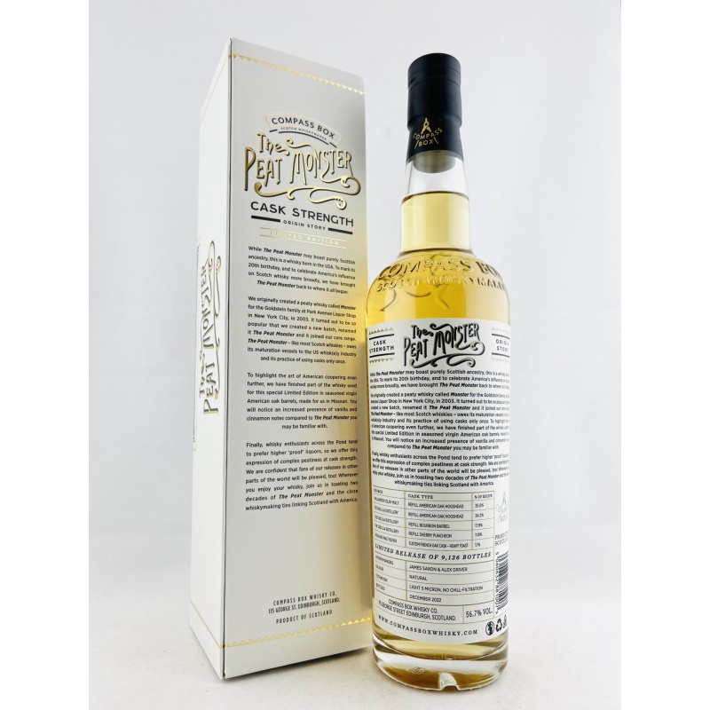 Compass Box Peat Monster Cask Strength