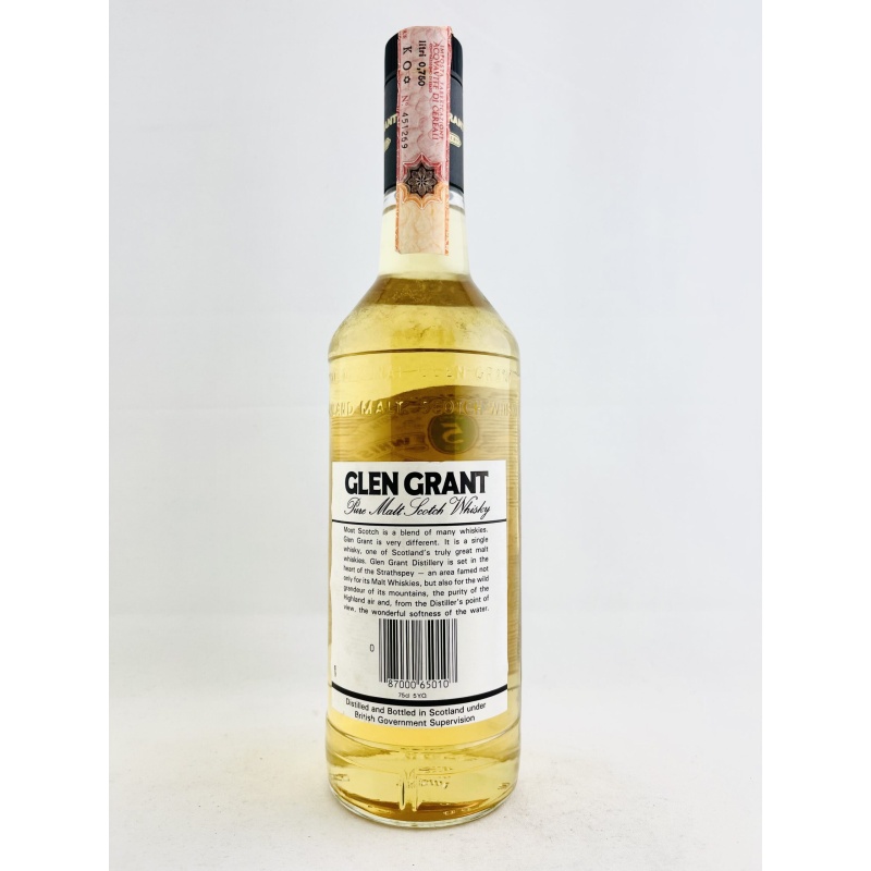 Glen Grant 1981 5 Year Old Seagram Italia Import