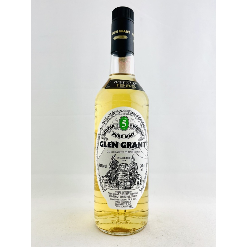 Glen Grant 1985 5 Year Old Seagram Italia Import