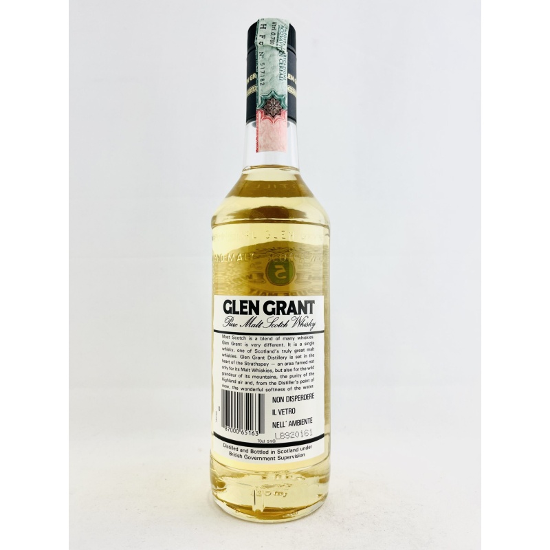 Glen Grant 1987 5 Year Old Seagram Italia Import
