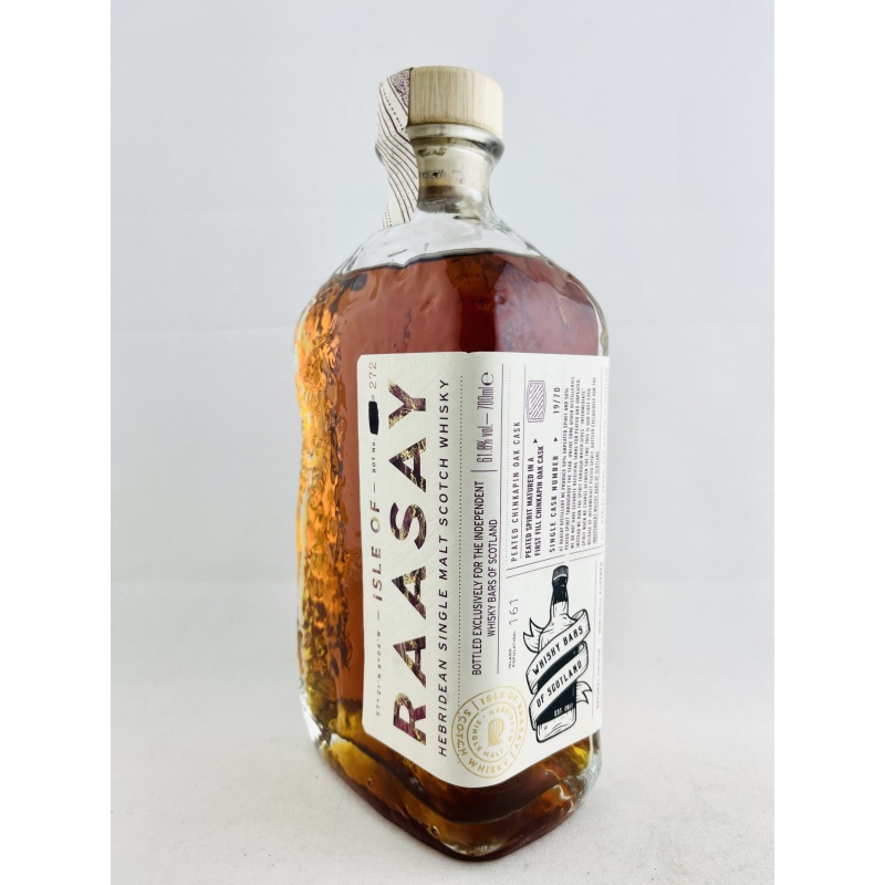 Raasay Peated Single Chinkapin Cask for Independent Whisky Bars of Scotland