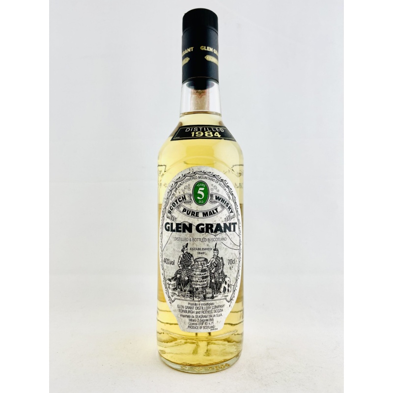 Glen Grant 1984 5 Year Old Seagram Italia Import