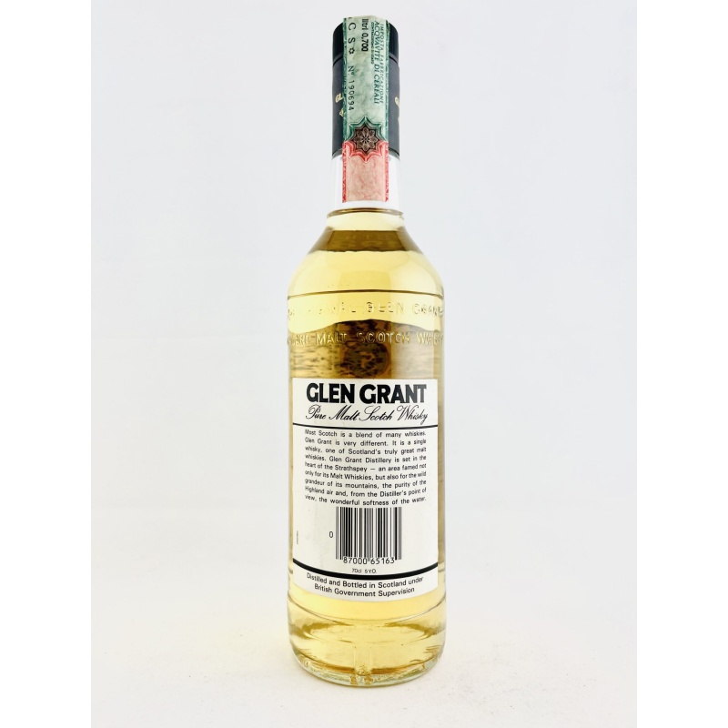 Glen Grant 1984 5 Year Old Seagram Italia Import