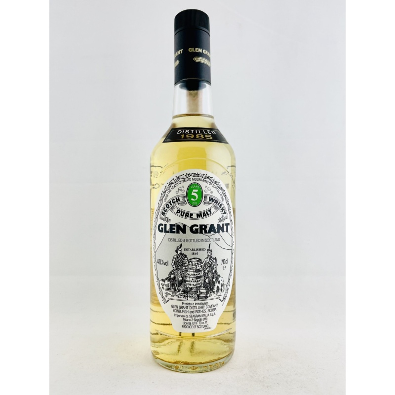 Glen Grant 1985 5 Year Old Seagram Italia Import