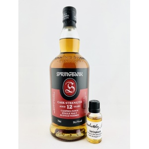 Springbank 12 Year Old Cask Strength 2024 Release + 2cl Sample