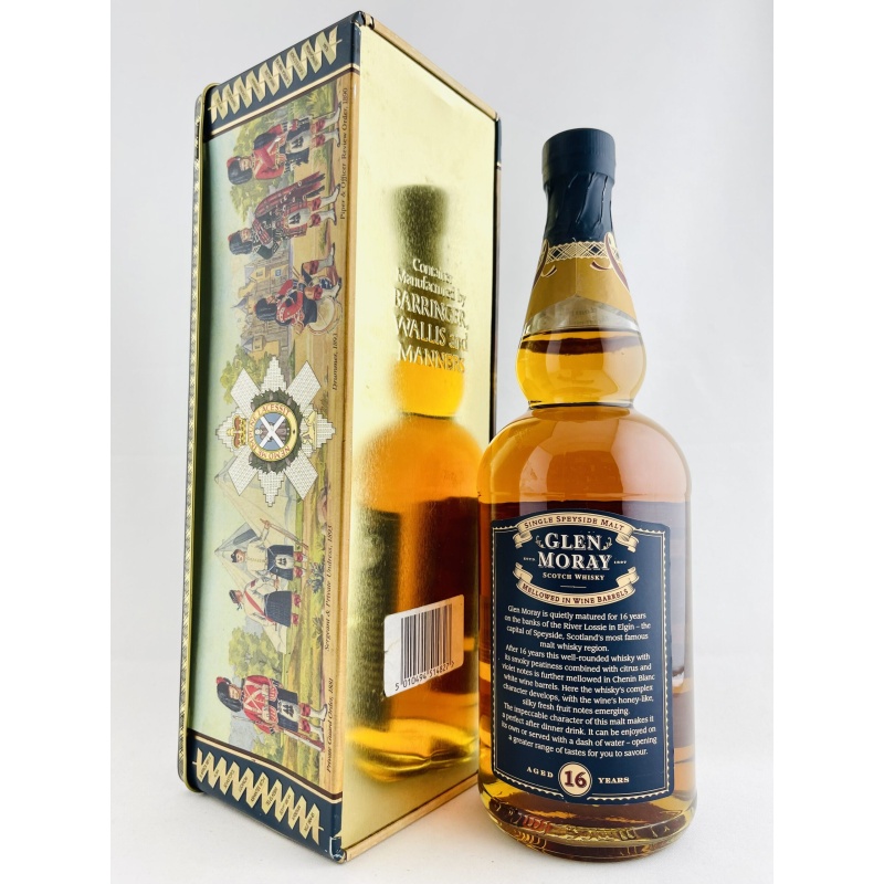 Glen Moray 1990s 16 Year Old Black Watch Highland Regiment