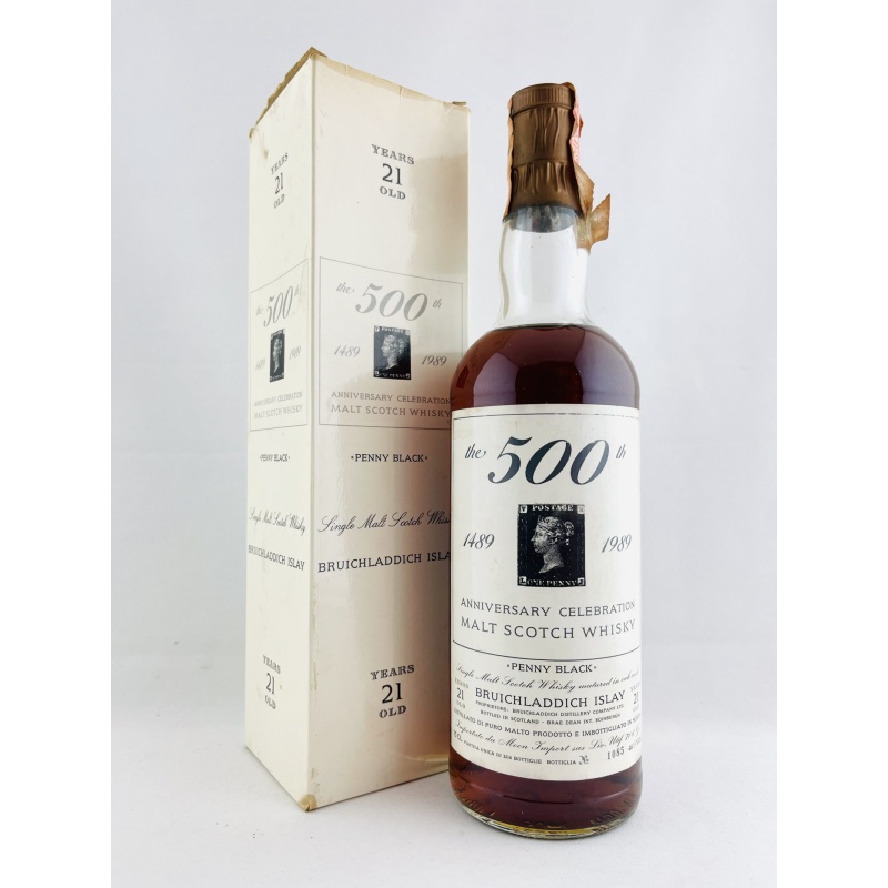 Bruichladdich 1968 21 Year Old Penny Black