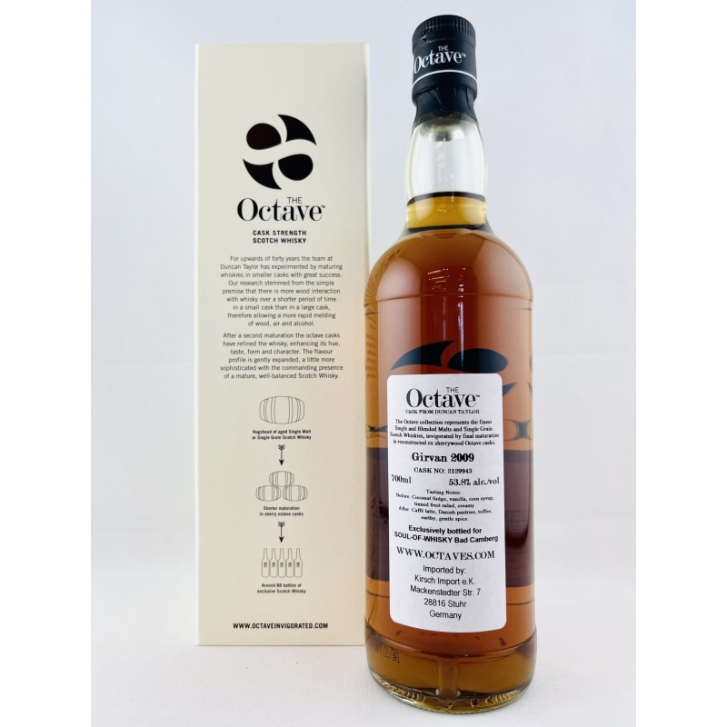 Girvan 2009 12 Year Old The Octave for Soul Of Whisky