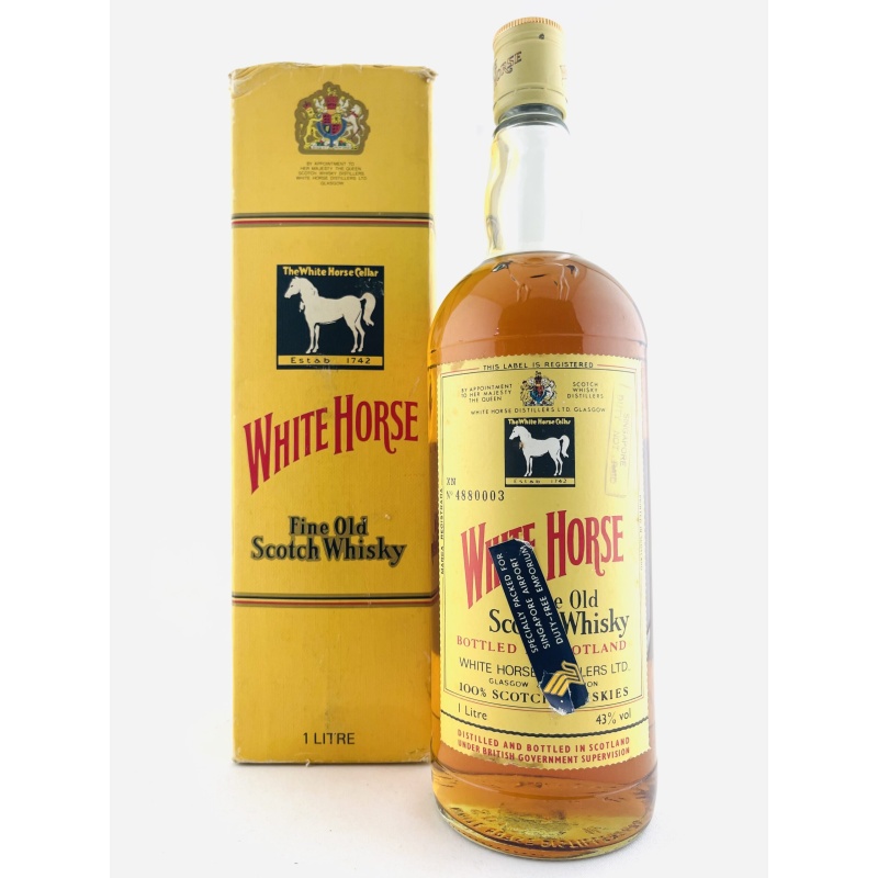 White Horse 1990s Fine Old Scotch Whisky Duty Free Singapore Airport