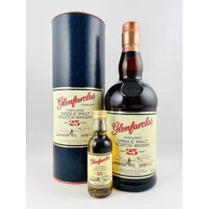 Glenfarclas 25 Year Old  + Miniature