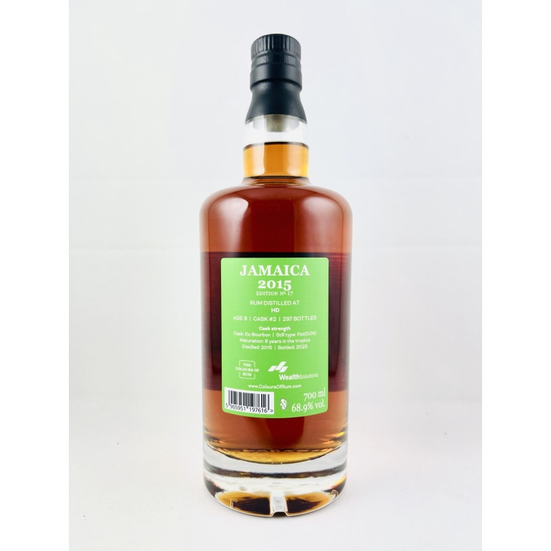 Hampden 2015 Colours of Rum 9 Years Old Edition No.17