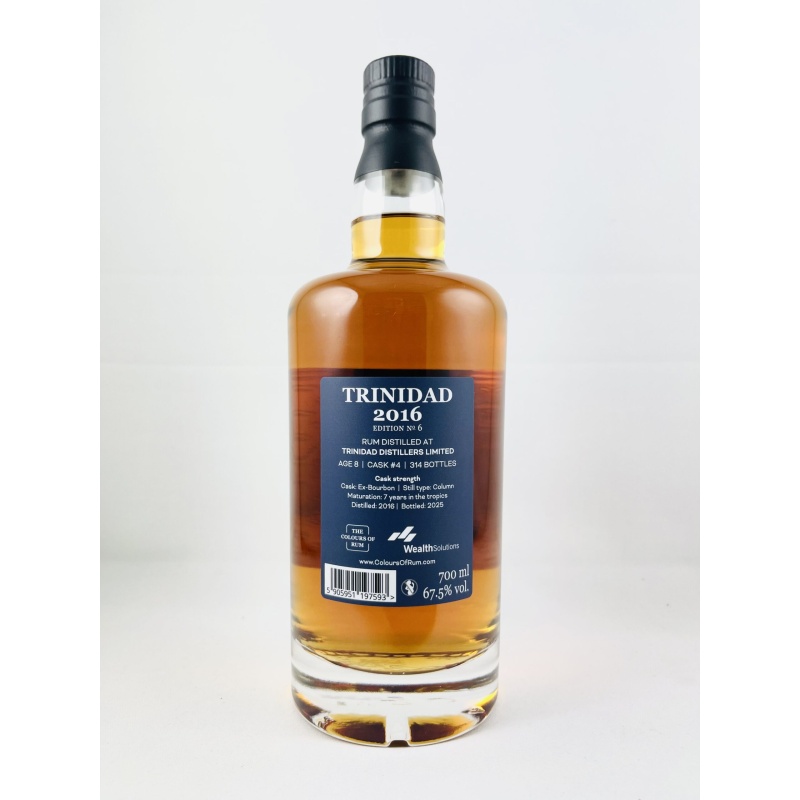 TDL 2016 Colours of Rum 8 Years Old Edition No.6