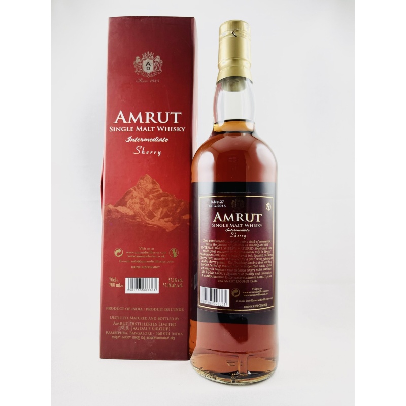 Amrut Intermediate Sherry Batch #27