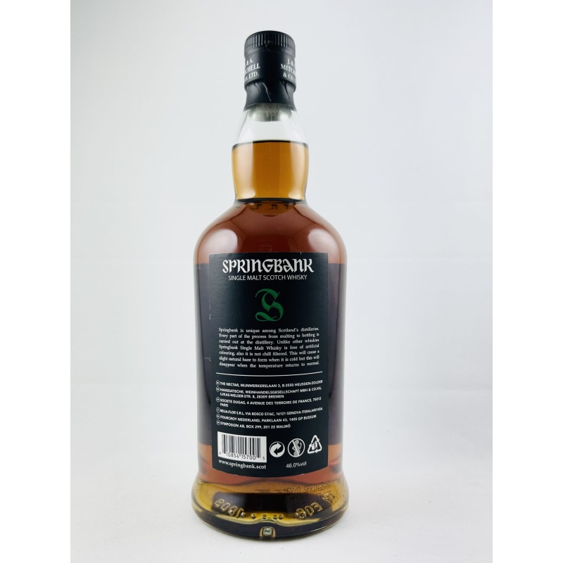 Springbank 15 Year Old 2023 Release