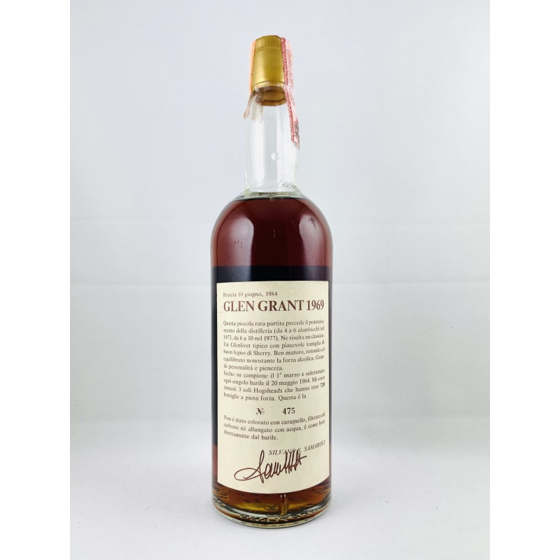 Glen Grant 1969 Sherry Wood Samaroli