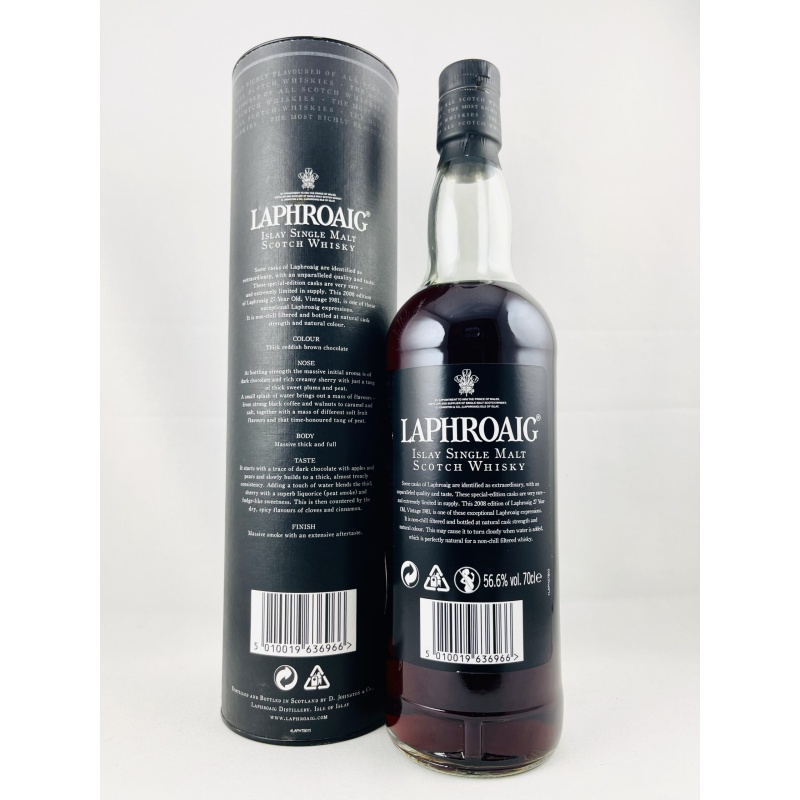 Laphroaig 1981 27 Year Old
