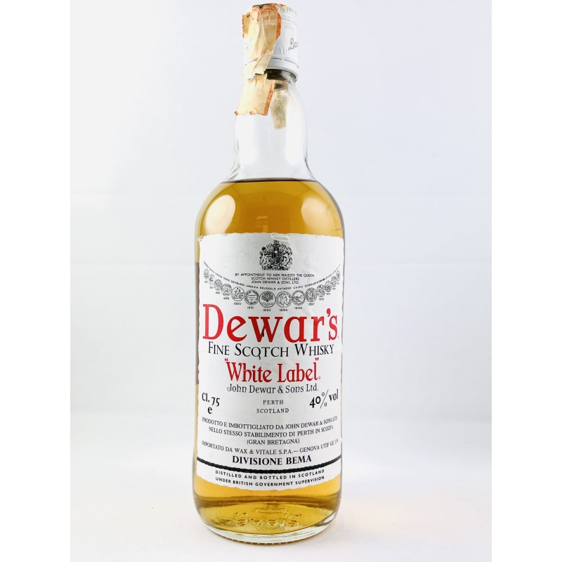 Dewar's 1970s White Label Import Wax & Vitale Import