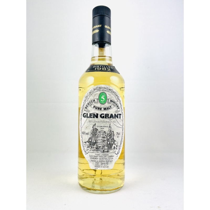 Glen Grant 1982 5 Year Old Seagram Italia Import