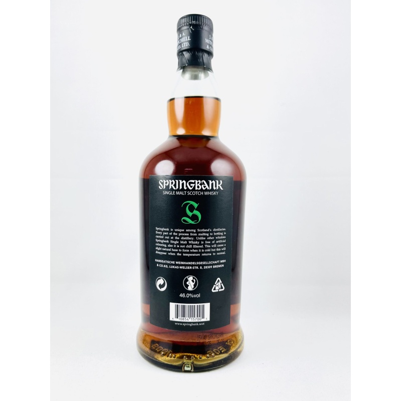 Springbank 15 Year Old 2025 Release