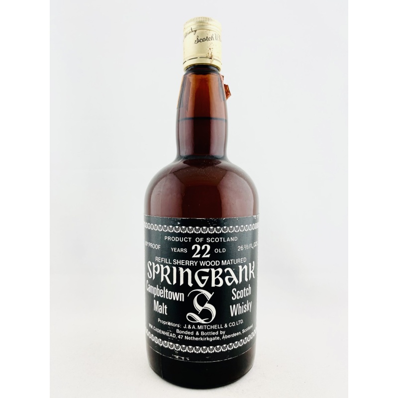 Springbank 1970s 22 Year Old Dumpy