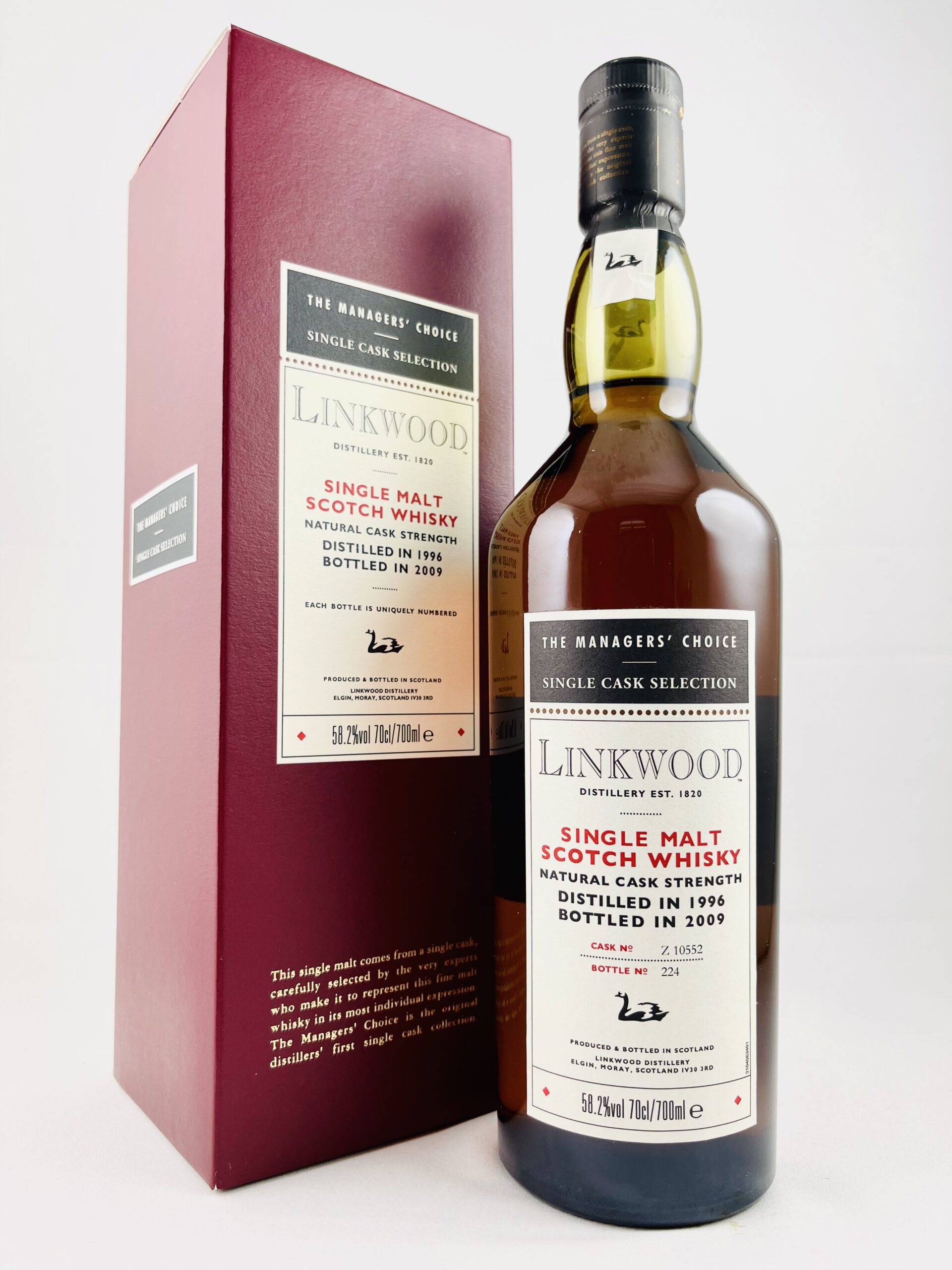 Linkwood 1996 12 Year Old The Manager's Choice